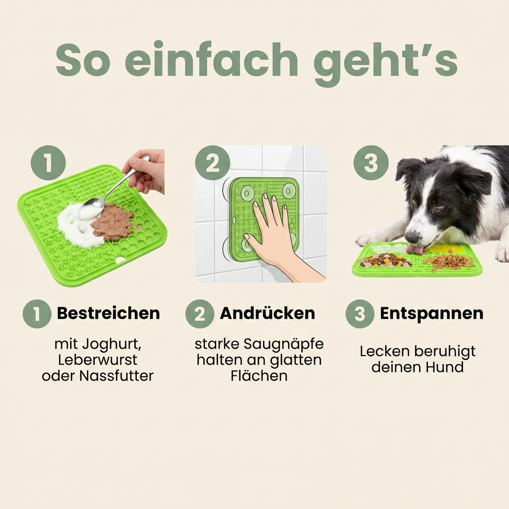 Leckmatte Anleitung – so einfach geht's
