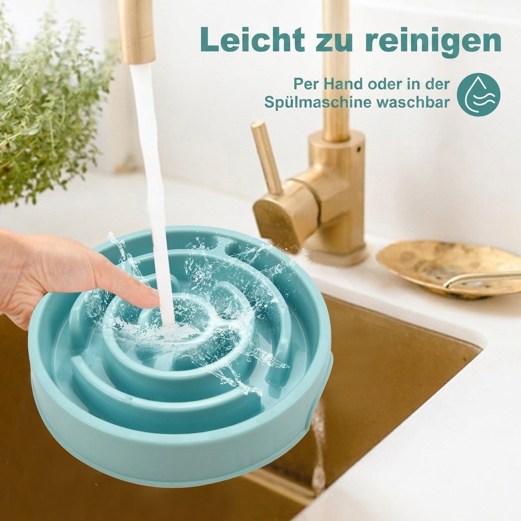 Anti-Schling-Napf leicht zu reinigen